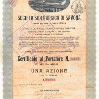 Società Siderurgica di Savona, 15-01-1904