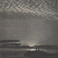 Tramonto nel Caribe con l'Eugenio C. sullo sfondo, p. 1
