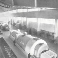 p. 1 (copertina) - il gruppo turboalternatore da 140.000 kW costruito per la centrale di Civitavecchia