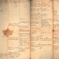 Albero genealogico famiglia Ansaldo XVI sec., copia prima metà XIX sec.