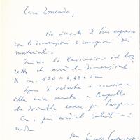 Lettera di Giuseppe Capogrossi, 1964 gen. 26