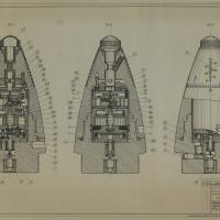 Spoletta meccanica a tempo Borletti per cannone da 75/46